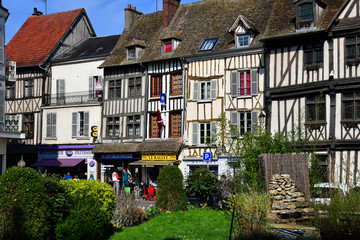 Vernon, France - march 25 2017 : picturesque city centre