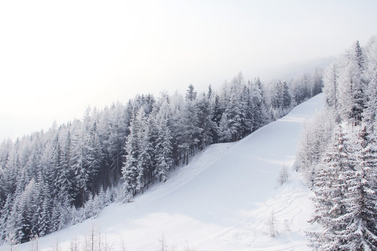 Winter Mountains In Soelden