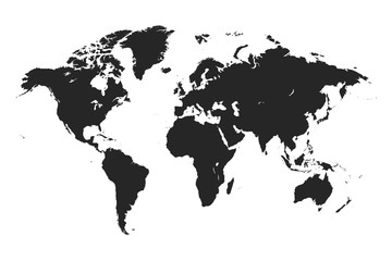 Detailed, high resolution, accurate vector map of the world