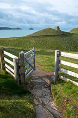 The rumps and port quin cornwall england uk 