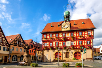 Rathaus, Bad Staffelstein, Bayern, Deutschland
