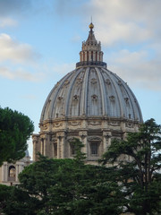 dome of st peters basilica in rome
