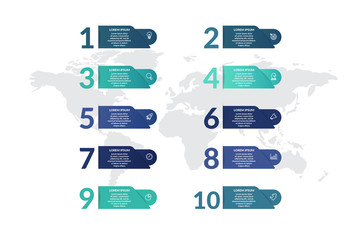 list infographic template design . business infographic concept for presentations, banner, workflow layout, process diagram, flow chart and how it work