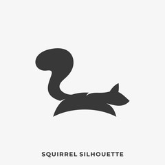 Squirrel Illustration Vector Template