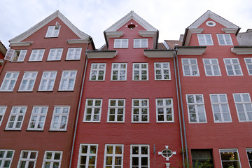Fototapeta na wymiar Buildings at Grabrodretorv square, Copenhagen, Denmark