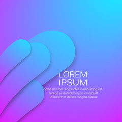 Minimal gradient color Abstract Graphic Background vector illustration