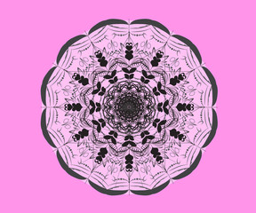 Mandala flower vector image