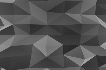 futuristic shape. Computer generated abstract background dark wallpaper.