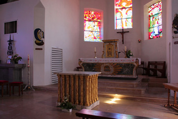 Saint-Eloi church in Roscanvel (brittany - france)