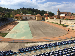 Stadion in Brasov, Rumänien