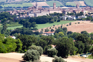 Veduta di Morro D' Alba in provoncia di an
