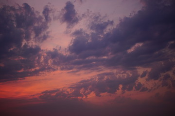 Obraz premium Abendhimmel