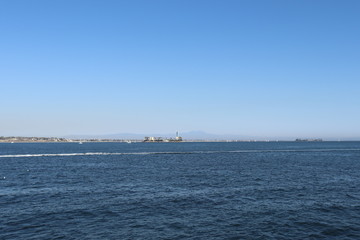 view of long beach harbor