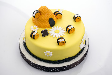 easter fondant cakes with fondant figures