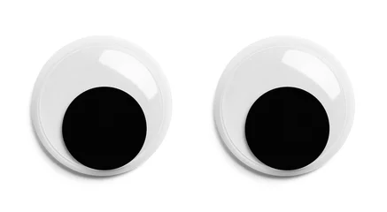 Deurstickers Googly Eyes © pixelrobot