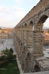 Acueducto de Segovia desde arriba
