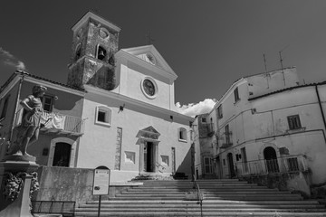 Fornelli, Isernia, Molise. The Church of San Pietro Martire. View.