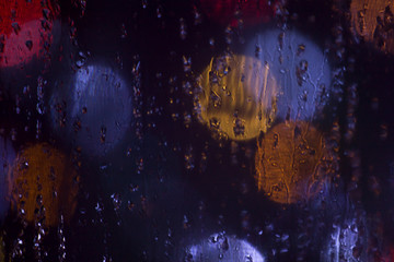 Beautiful lanterns in the form of bokeh