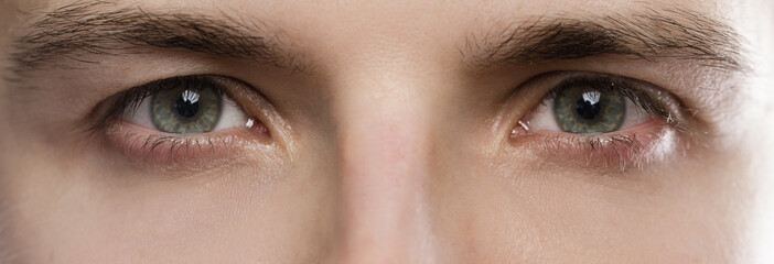 Fototapeta Closeup of male eyes obraz