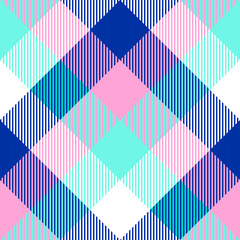 Tartan seamless pattern background, vector illustration