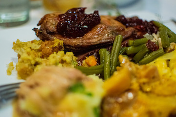 Thanksgiving Dinner Food