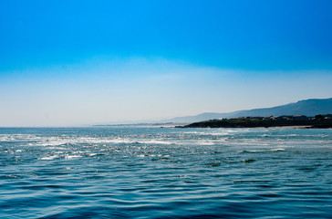 Sea and blue sky