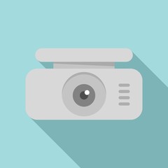 Spy dvr recorder icon. Flat illustration of spy dvr recorder vector icon for web design © anatolir