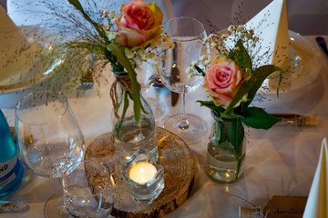 wedding table decoration