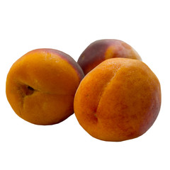 Mature sweet peaches.