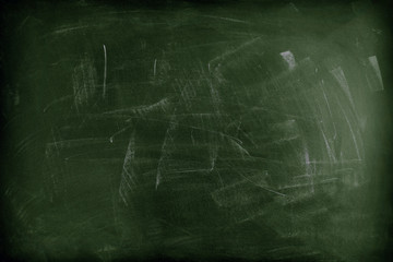 Green blackboard or chalkboard