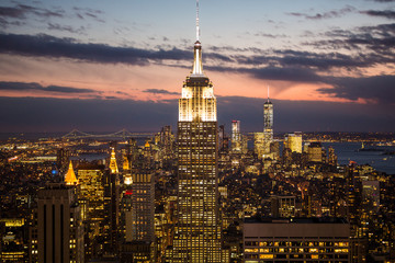 Different views of the Empire State Building