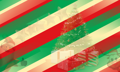 creative abstract christmas background modern festive colored design 3d-illustration