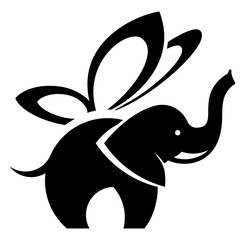 Elephant  black logo