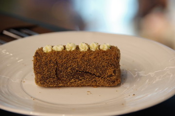 piece of chocolate cake