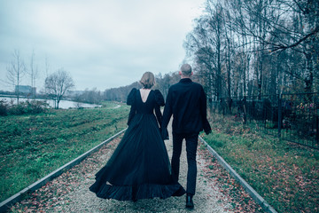 Dark gothic people