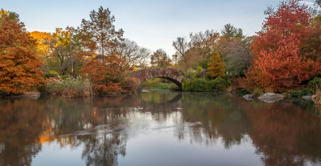 Gapstow Bridge in Central Park