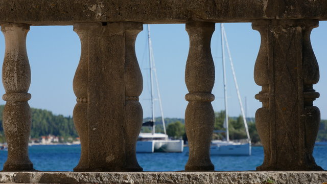 Detail from the monastery on the small island of Badija (Korčula)