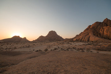 Plakat Spitzkoppe mountain and rock formations, Spitzkoppe, Erongo, Namibia, Africa