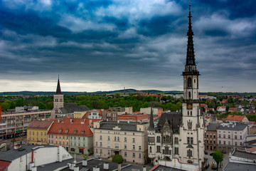 panorama miasta ząbkowice śląskie