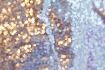 silver and gold blur sparkles texture or background