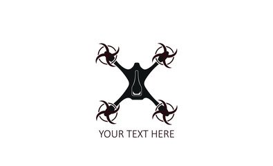 simple crative Drone Photo Logo Design Template vector icon eps 10, 