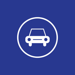 Car icon for web and mobile
