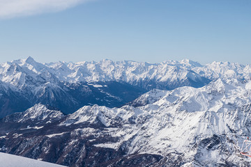 Fototapeta na wymiar Beautiful Alps panorama