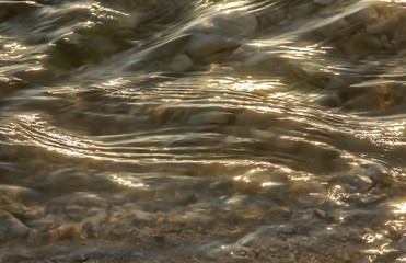 strie d'eau texture mouvement caillou sable