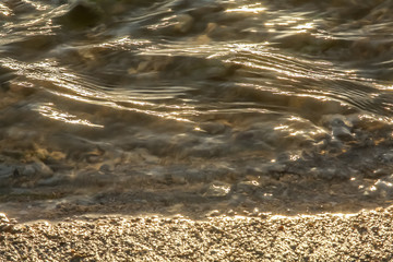 strie d'eau texture mouvement caillou sable