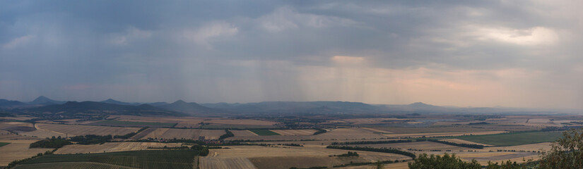 fields in the Czechs, the vastness of the hills