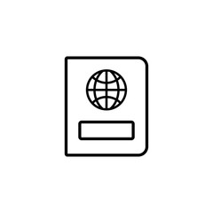 Passport icon for web and mobile