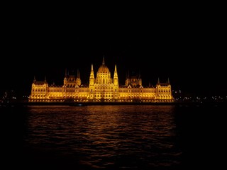 Fototapeta premium Urban city view at night