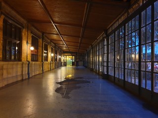 Interior of old rail station