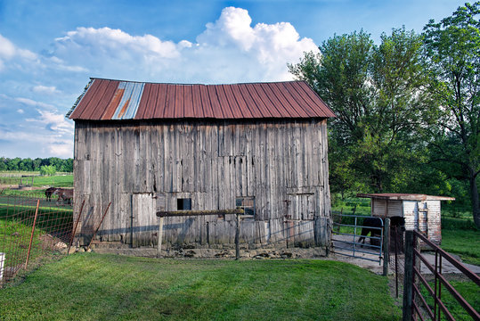 Small Old Amish Barn